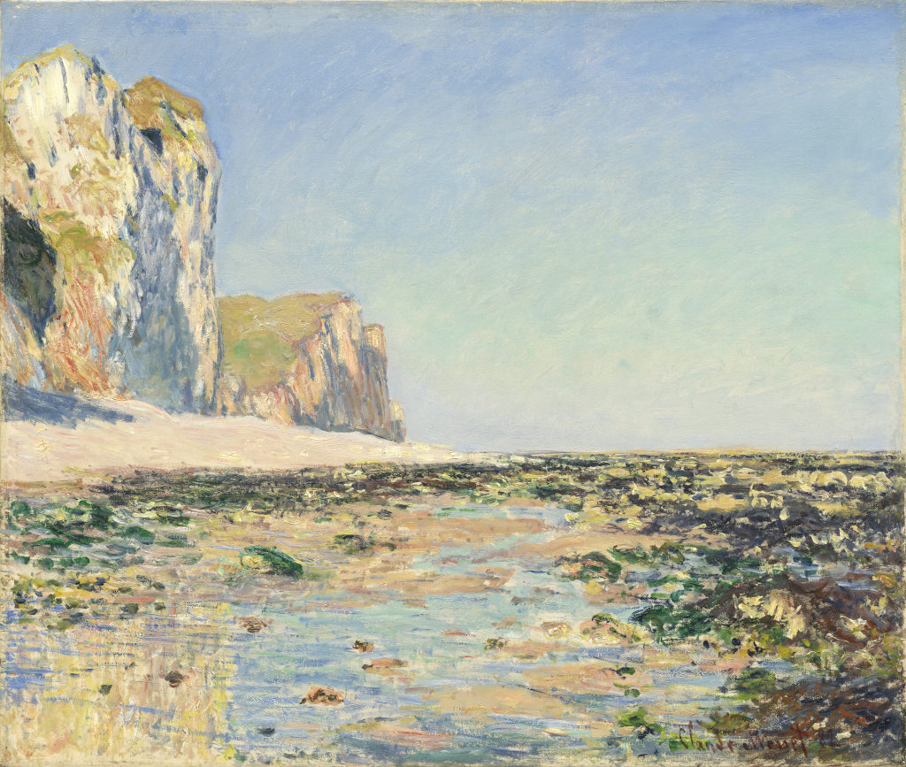 Seashore and Cliffs of Pourville in the Morning Claude Monet 1882 Tokyo Fuji Art Museum